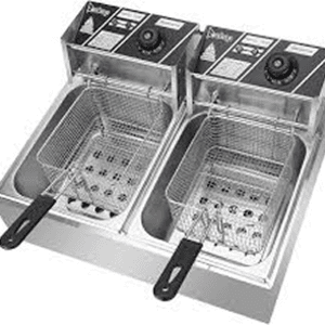 Heavy-Duty Double-Tank Fryer