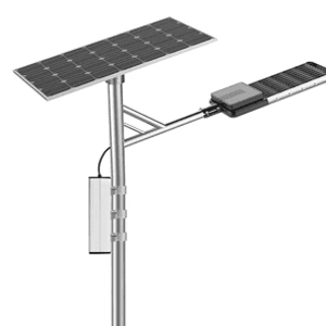 Split-Panel Solar Flood Light